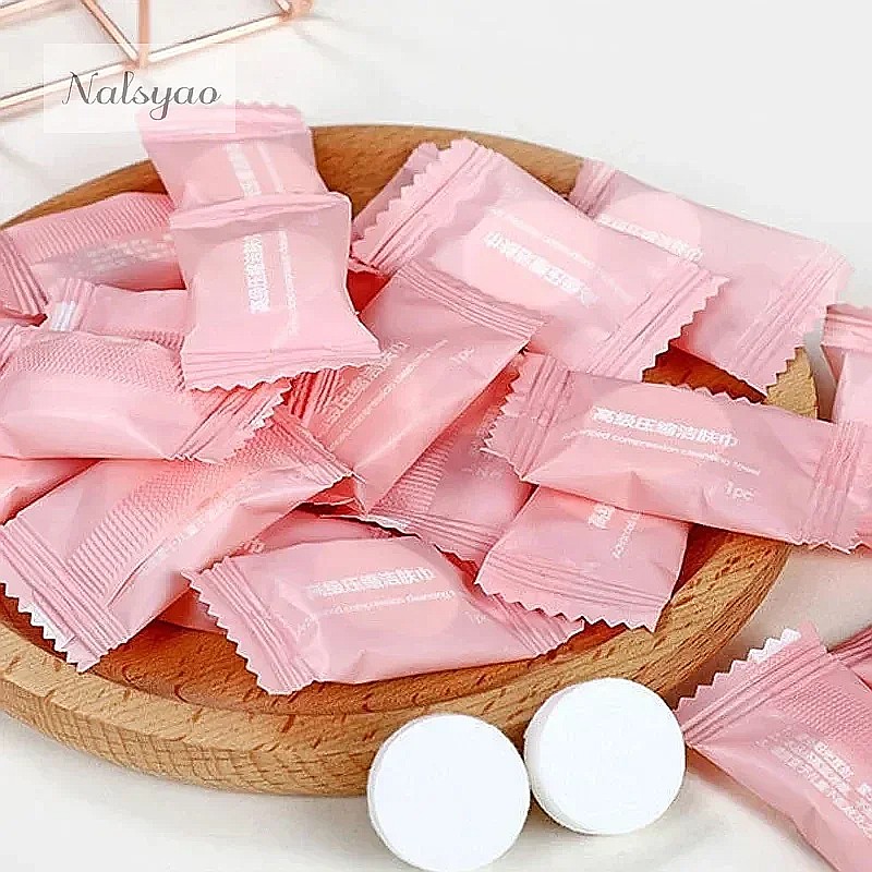 50 шт. Сжатых одноразовых хлоп – обзор и цена Home Textiles Face Towel