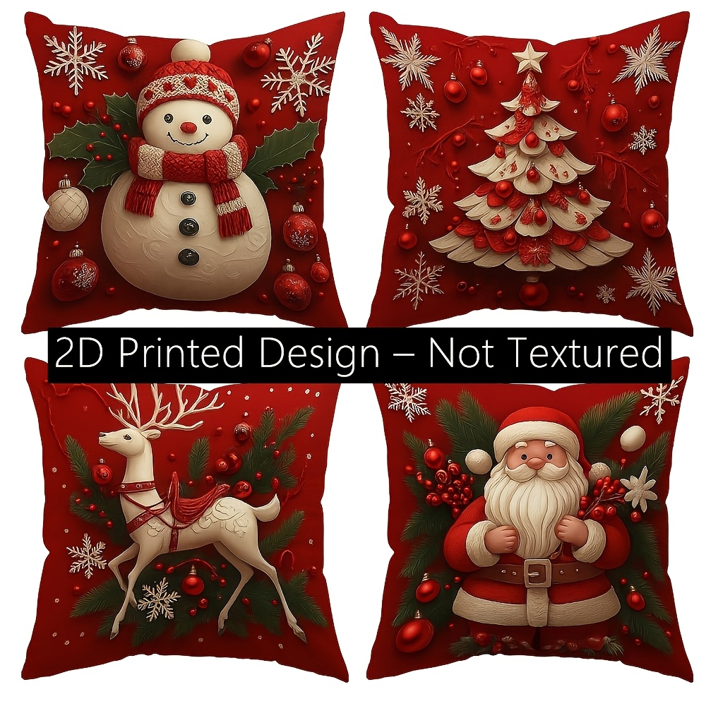 2 шт. рождественских наволочек – обзор и цена Pillow Insert 18X18